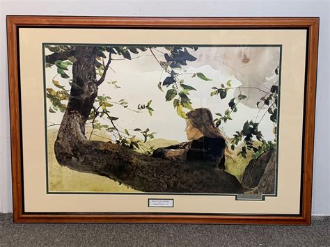 Andrew Wyeth Signed Print Helga In The Orchard Jan 17 2020