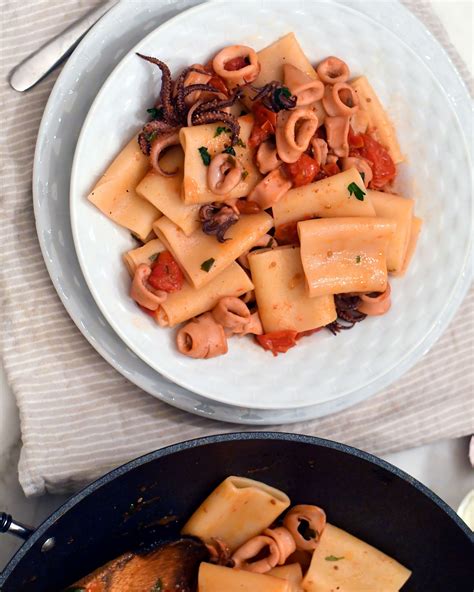 Cooking With Manuela Authentic Italian Pasta With Calamari Sauce