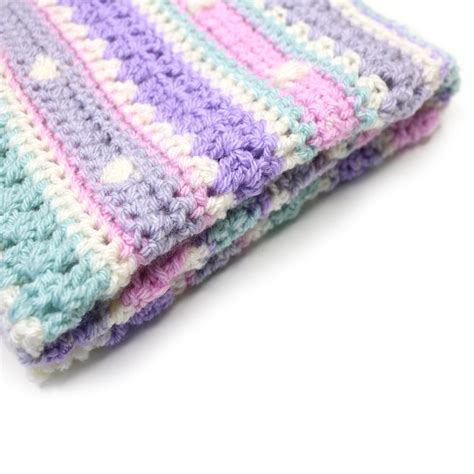 Bobble Stripe Blanket Pattern Bella Coco Crochet