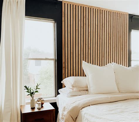 Bedroom Refresh Part 2 Diy Vertical Wood Slat Wall