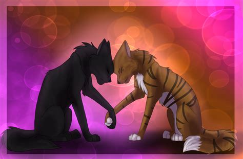 Crowfeather And Leafpool Warrior Cats Art Warrior Cats Books Warrior Cats
