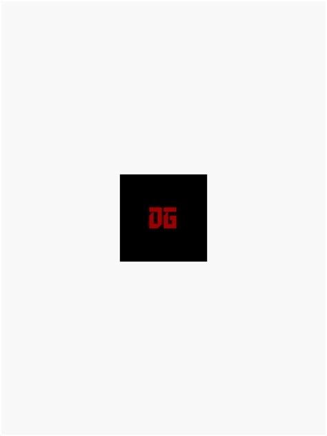 Dg Logo Sticker By Darklord Gaming Redbubble