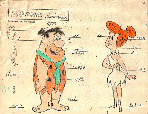 HANNA BARBERA Fred Wilma Flintstones Animation Models H Flickr