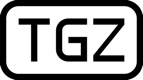Tgz Rounded Rectangular Outlined Interface Symbol Svg Png Icon Free