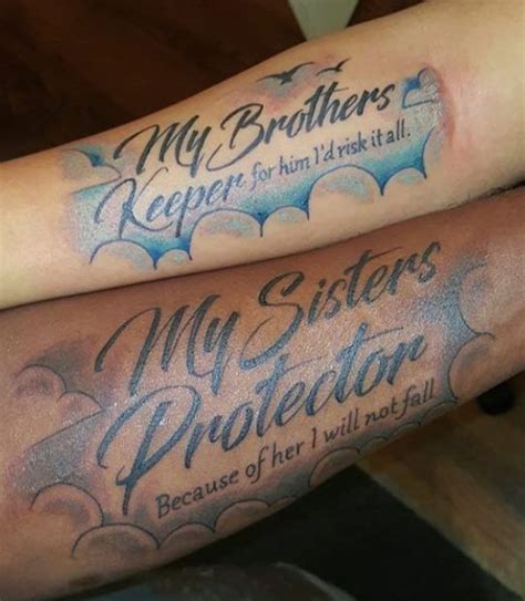 Best My Brothers Keeper Tattoos Ideas Meanings Tattoo Me Now
