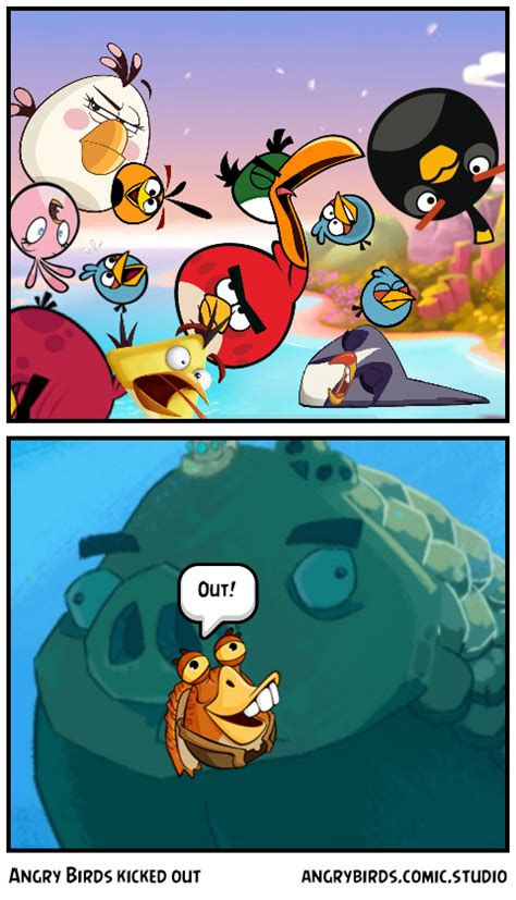 Angry Birds Kicked Out Comic Studio