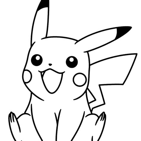 40 Imágenes De Pikachu Tiernas Kawaii Para Colorear Con Frases