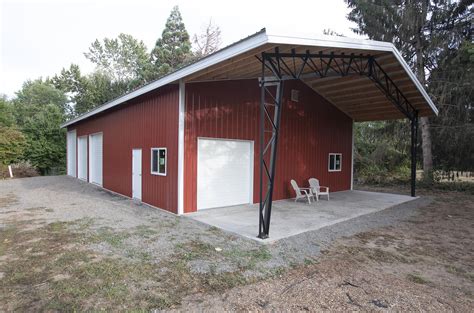 Fashion and function collide to create a durable, yet affordable steel building for living and working. "Home sweet Barndominium" | Web Steel Buildings Northwest LLC