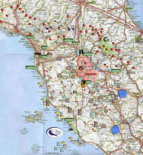 La Cartina Interattiva Toscana Dettagliata