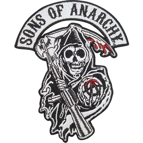 Sons Of Anarchy Reaper Logo Patch Sons Of Anarchy Iron On Applique