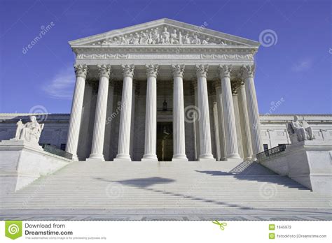 United States Supreme Court Building Stock Photos Image
