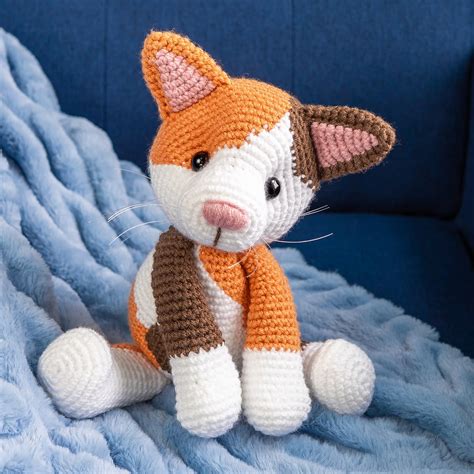 Free Cat Crochet Pattern Calico Tabby And Siamese