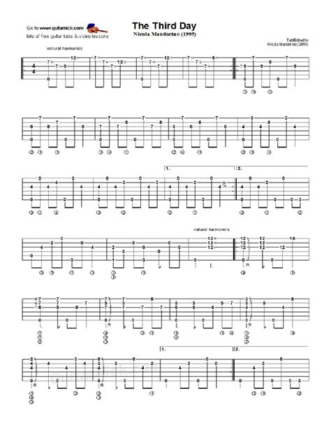 Fingerstyle Tabs