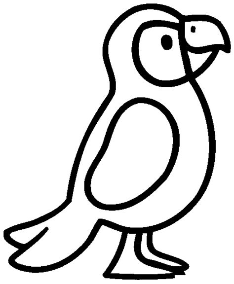 African Grey Parrot Coloring Page Animals Town Animals Color Sheet