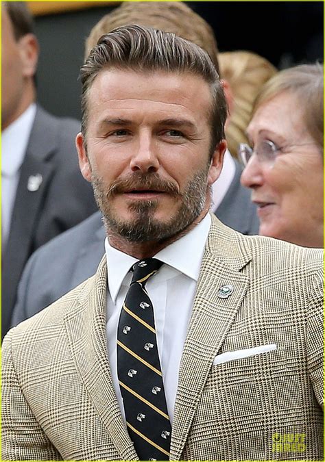 David Beckham And Ed Westwick Look Like Dapper Gentlemen At Wimbledon
