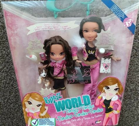 Bratz World Familiez Pack Doll Set Yasmin As Little Kid And Her Mom