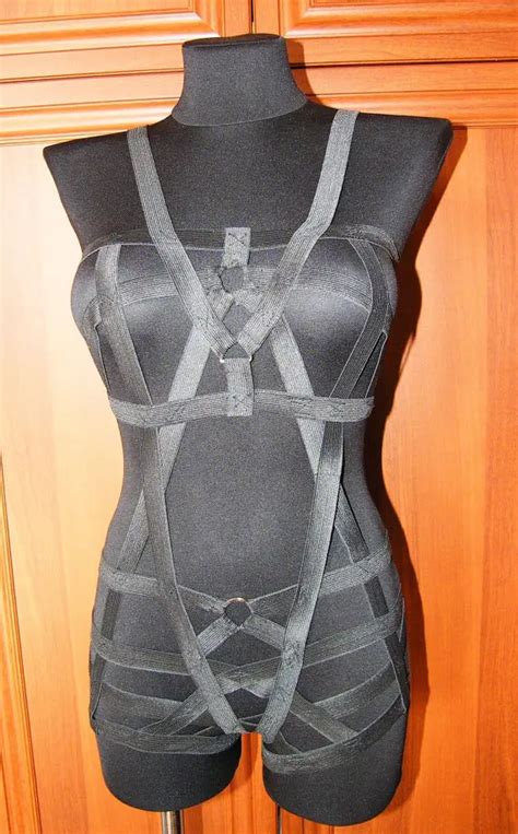 new womens garters belt handmade elastic bust breast top bondage bondage restraint lingerie