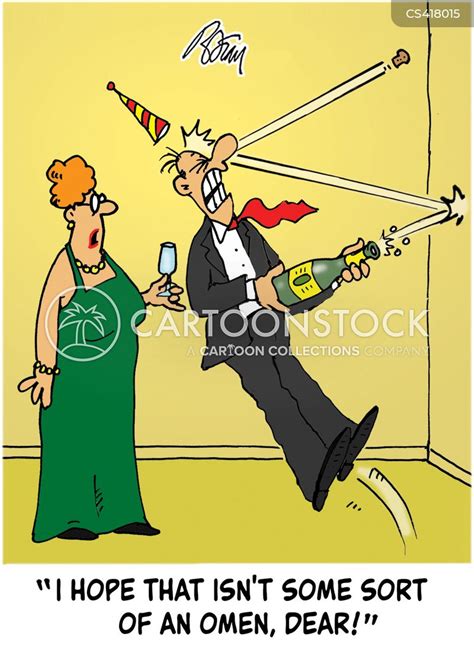 Champagne Bottle Cartoons And Comics Funny Pictures From Cartoonstock