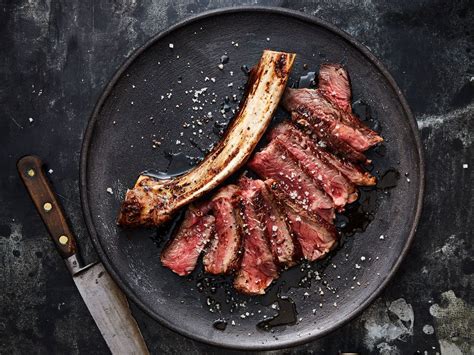 Steakhouse Style Rib Eyes A Thick Bone In Rib Eye Becomes Juicier And