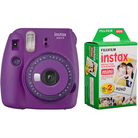Fujifilm Instax Mini 9 Instant Film Camera With Instant Film Kit