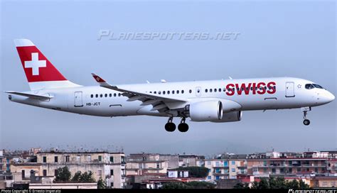 Hb Jct Swiss Airbus A220 300 Bd 500 1a11 Photo By Ernesto Imperato