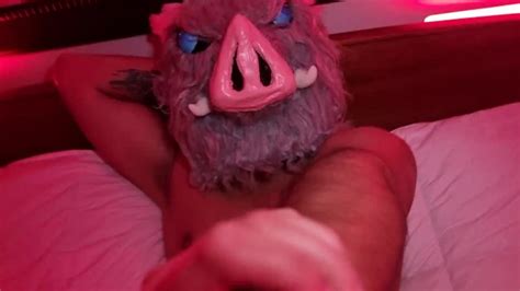 Inosuke Touching His Dick Pov Demon Slayer Cosplay Xxx Mobile Porno