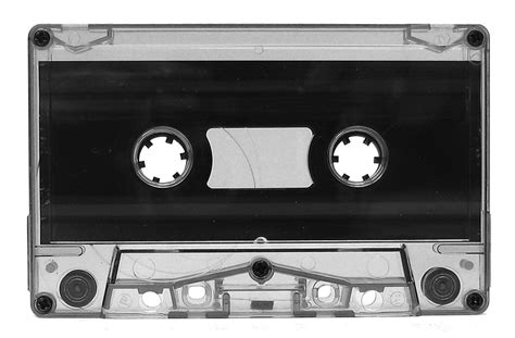 Audio Cassette Black Label Transparent Png Stickpng