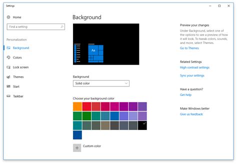 Recommended Settings Big Screen