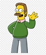 The Simpsons Character Ned Flanders - Simpsons Next Door Neighbor, HD ...