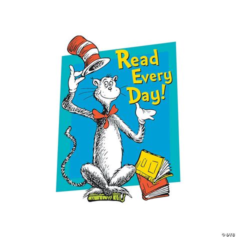 Dr Seuss Cat In The Hat Read Every Day Window Cling Discontinued