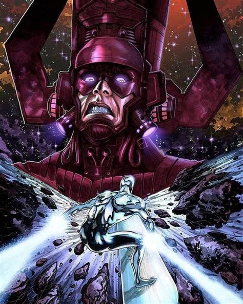 Galactus And Silver Surfer Galactus Marvel Silver Surfer Comic Silver