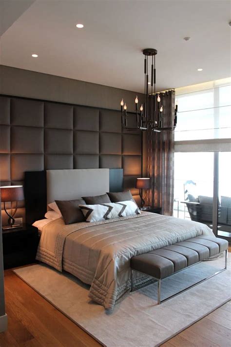 A simple way to ensure your bedroom design promotes a positive mood and feels like a place you can unwind in? 20 Modern Contemporary Masculine Bedroom Designs