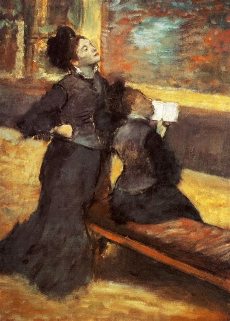 Visit To A Museum Via Edgar Degas 91 7x67 9 Cm Oil On Canvas Avec
