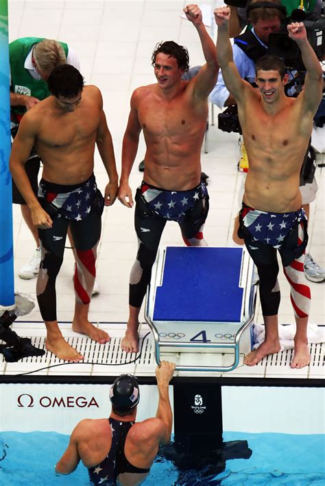 Olympics Day 5 Swimming Michael Phelps And Ryan Lochte Photo