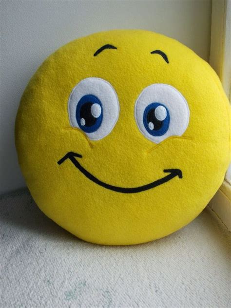 Smile Smiley Face Smiley Face Pilow Emoji Pillow Emoticon Geekery Pillow Geek Pillow