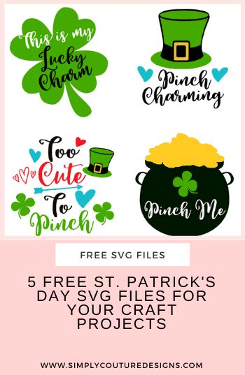 5 Free Lucky Charm Leprechaun Svg Files For Your Craft Projects