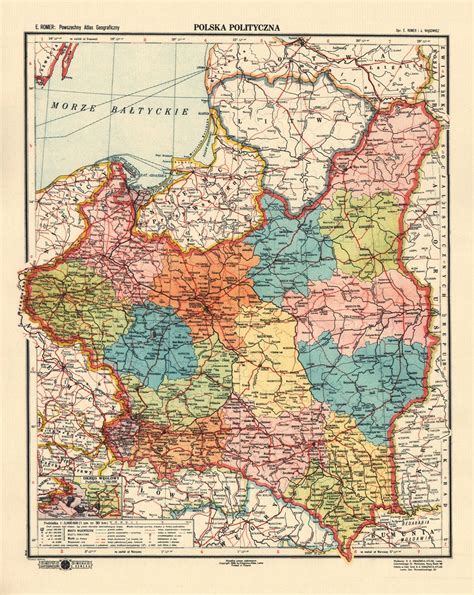 Polska Ii Rp Warszawa Wilno LwÓw Mapa Z 1939 R 7513422053
