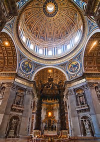 Image result for st peter's basilica interior