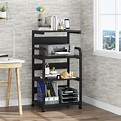Tribesigns 4-Tier Mobile Printer Stand with Storage Shelves, Modern ...