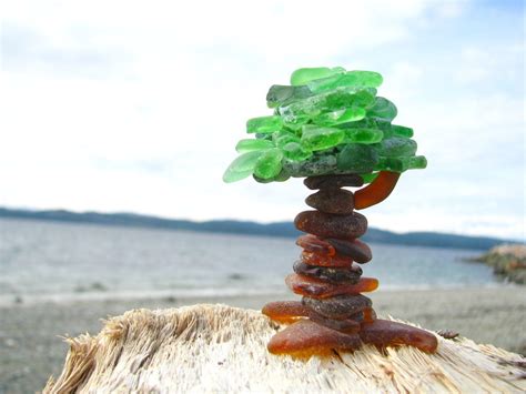 Beach Glass Tree By Salishseacreations On Etsy 38 00 Beach Glass Tree Beach Glass Tree