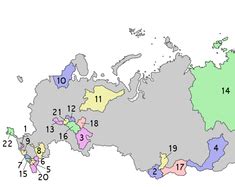Ethnic Groups And Languages Of Russia With Republics