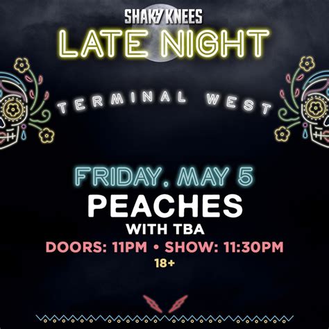 Peaches Atlanta Tickets Terminal West May 05 2023 Bandsintown