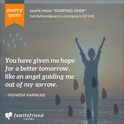 You Give Me Hope Starting Over Falling In Love Poem