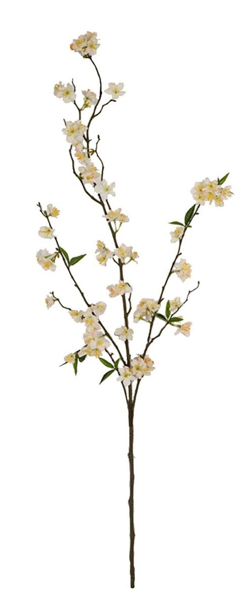 earthflora fabulous faux flowering collection 45 cherry blossom branch 76 flowers 21 leaves