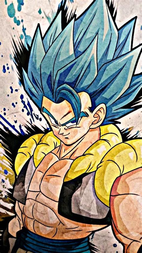 Gogeta ️♠️ Super Saiyan Blue🔥 Dragon Ball Art Goku Anime Dragon Ball