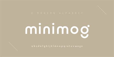Abstract Minimal Modern Alphabet Fonts Typography Minimalist