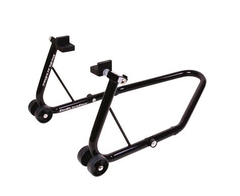 This is a complete pair of motorcycle stand that provides you with the front and rear stands. Oxford Big Black Bike Rear Stand - RevZilla