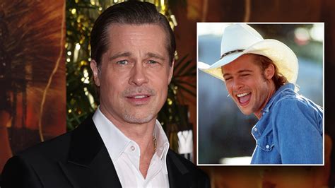 brad pitt recalls first love scene breakout role and the actor who left him starstruck true