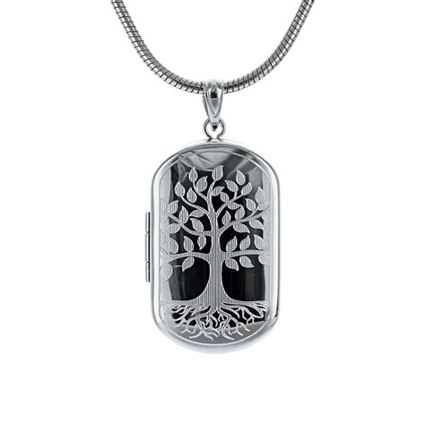Sterling Silver Tree Of Life Locket Pendant