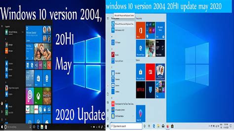 Windows 10 2004 20h1 May 2020 Update Youtube